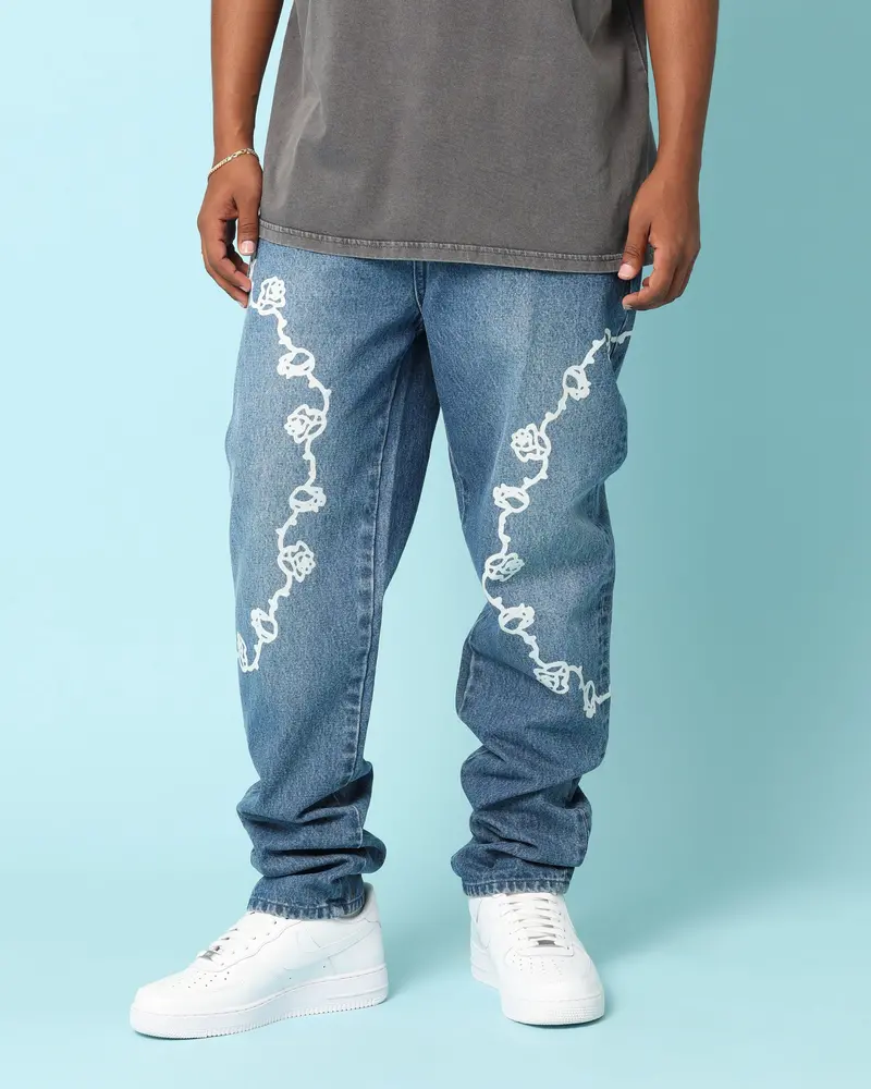 Carré Rosebowl Jeans Blue Mid Wash 1