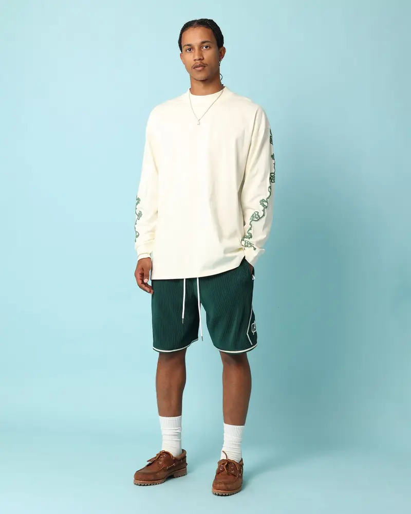 Carré Rosebowl Oversized Long Sleeve T-Shirt Off White 1