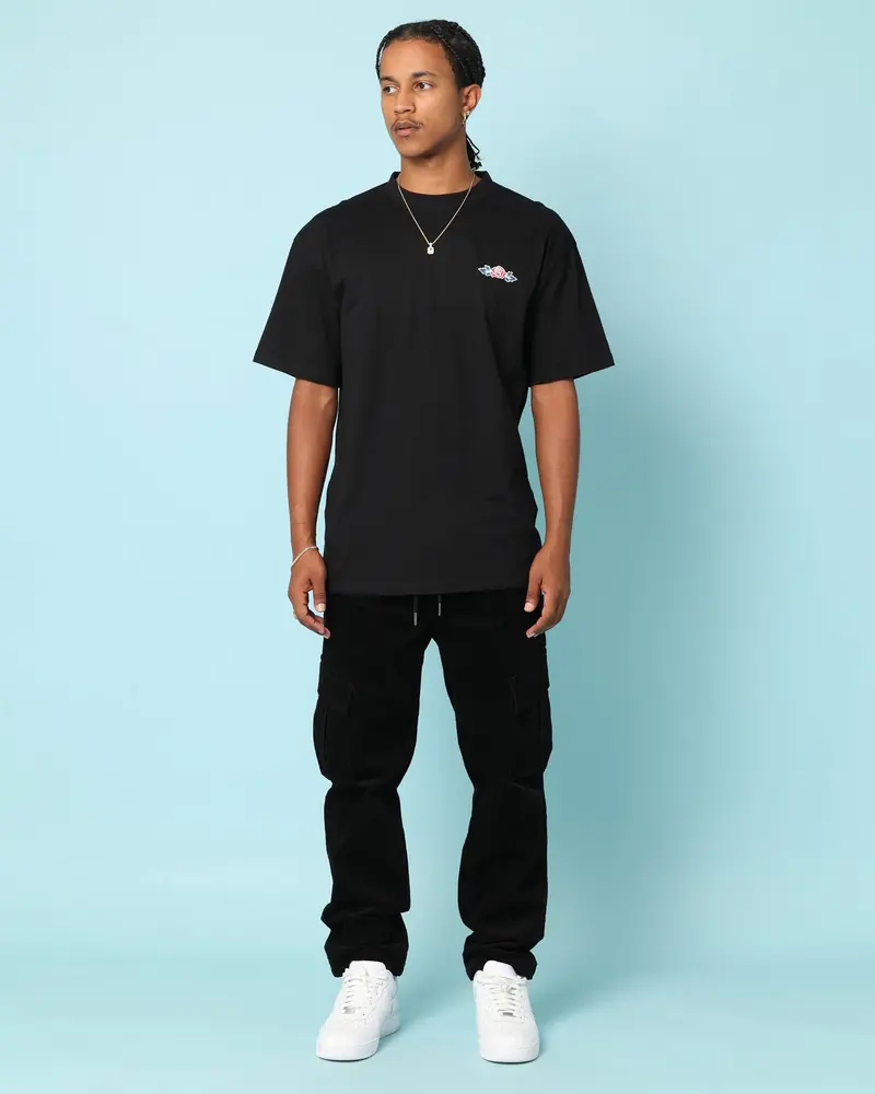 Carré Rosebud T-Shirt Black 1