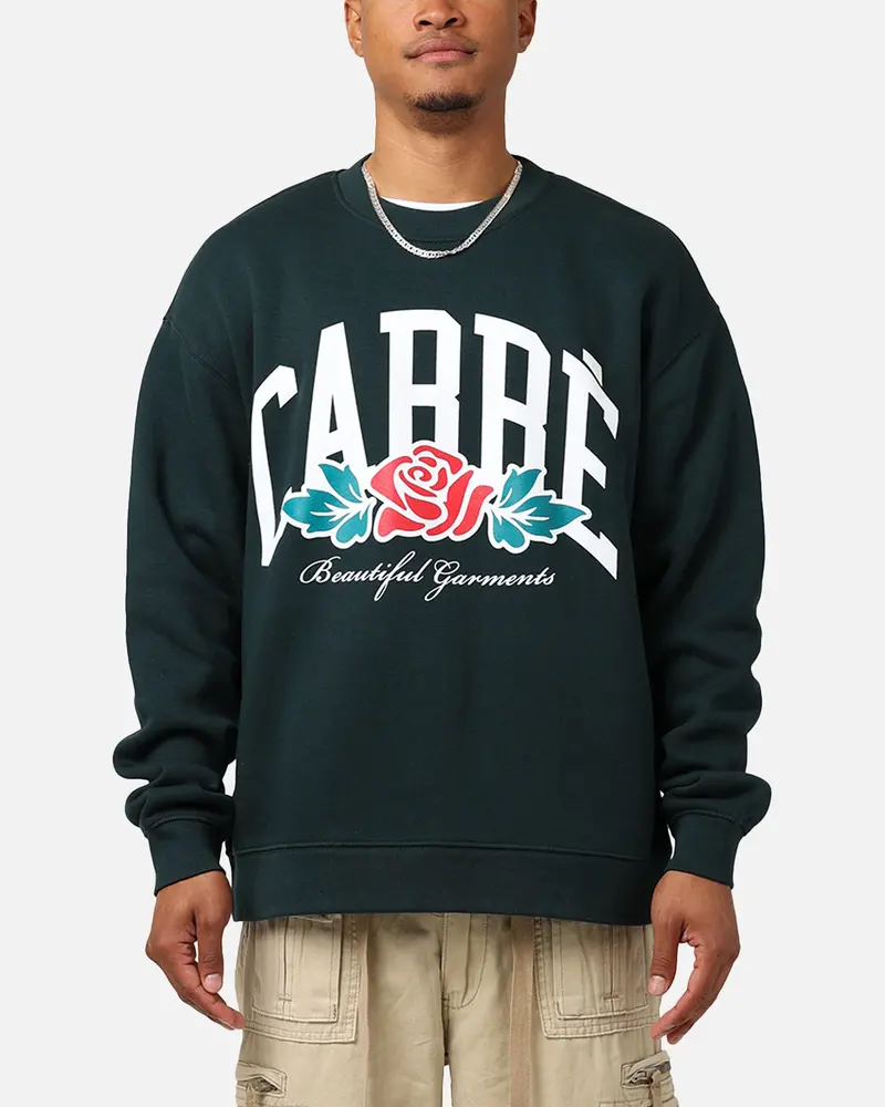 Carré Rosey Crewneck Forest Green 1