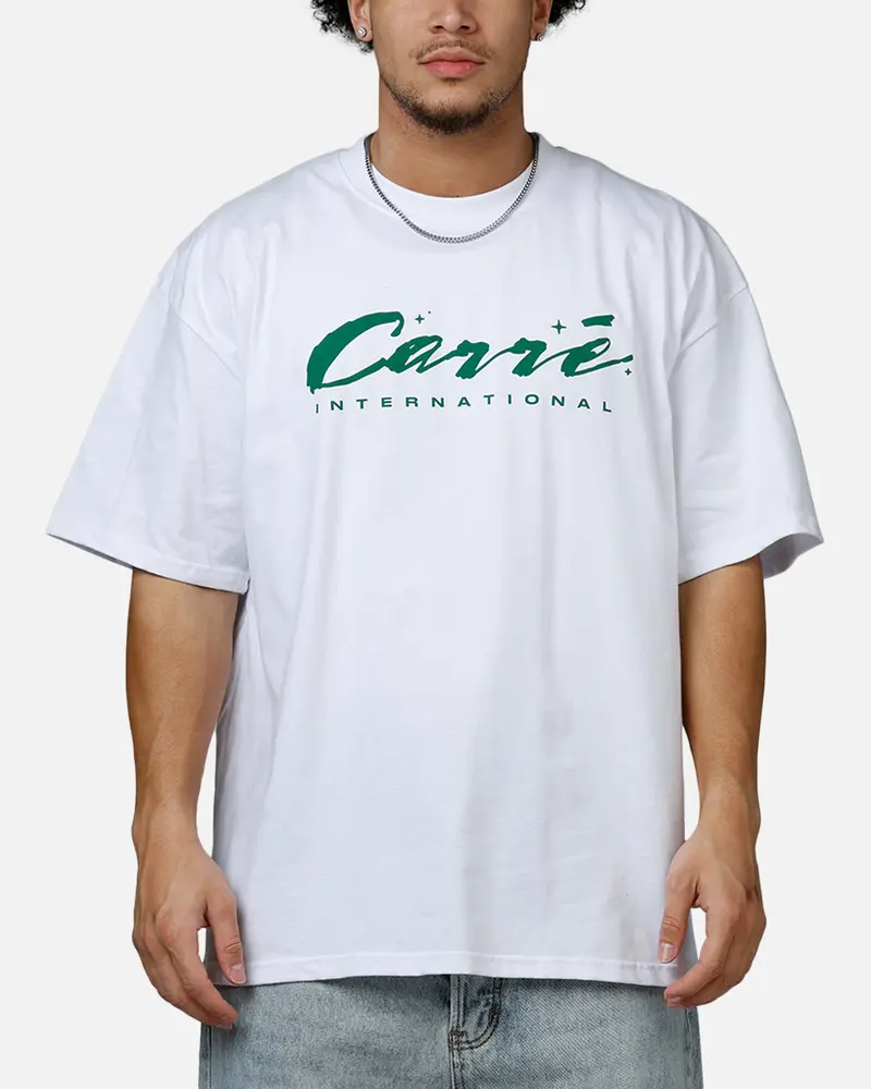 Carre Script Sport T-Shirt White 1