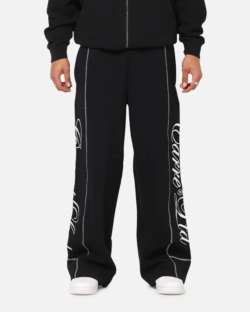 Carre Script Trackpants Black 1