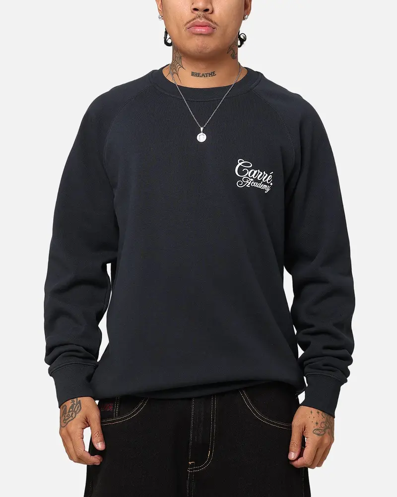 Carre Serif Crewneck Navy 1