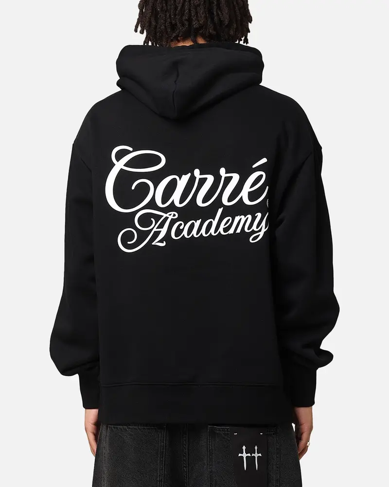 Carre Serif Hoodie Black 1