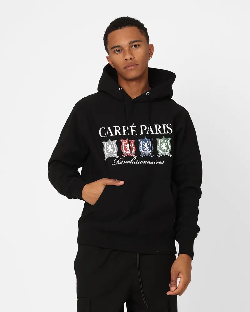 Carre Shield Hoodie Black 1