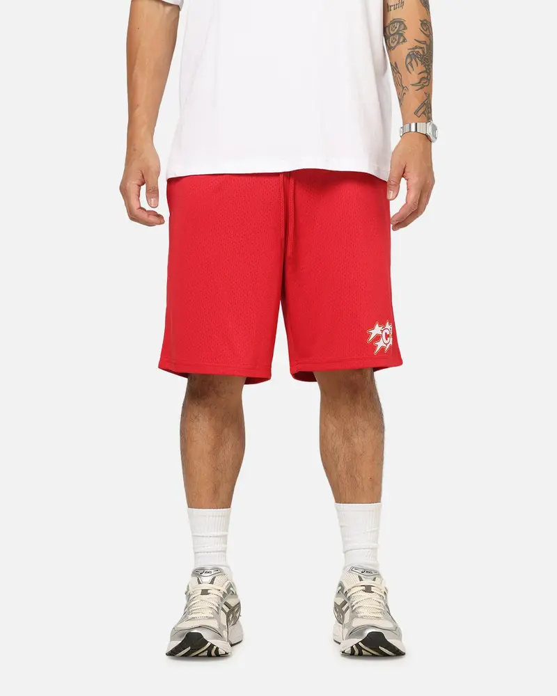 Carre Sideline Basketball Shorts Red 1
