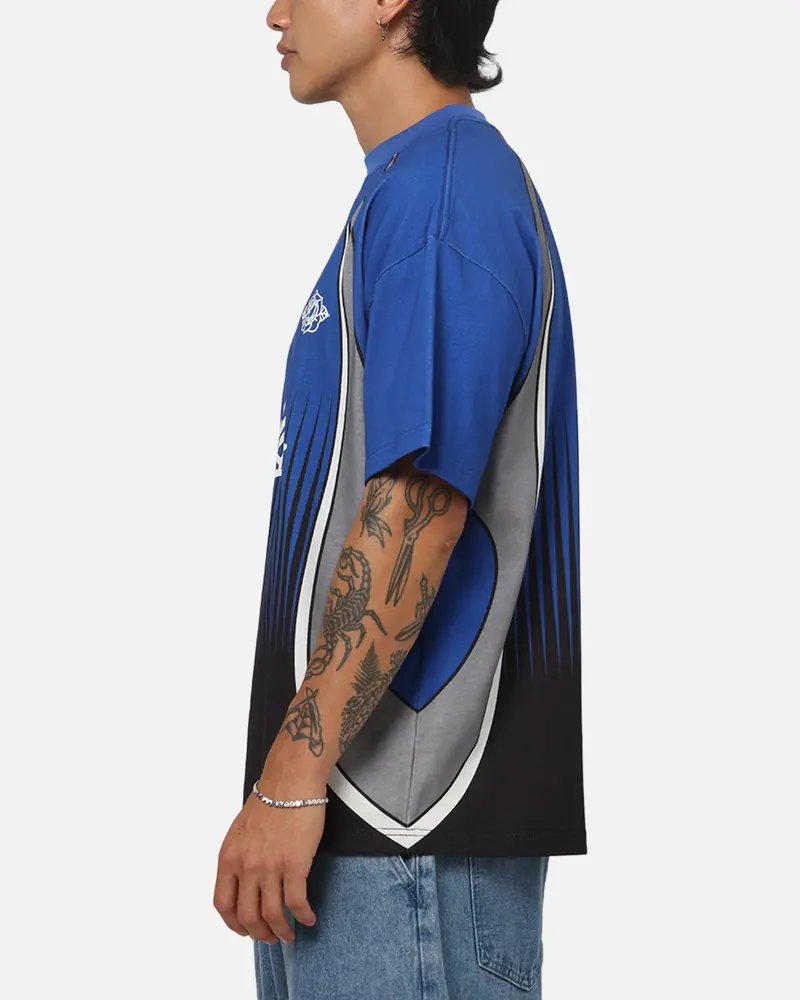 Carre Sideline T-Shirt Royal/Black 5