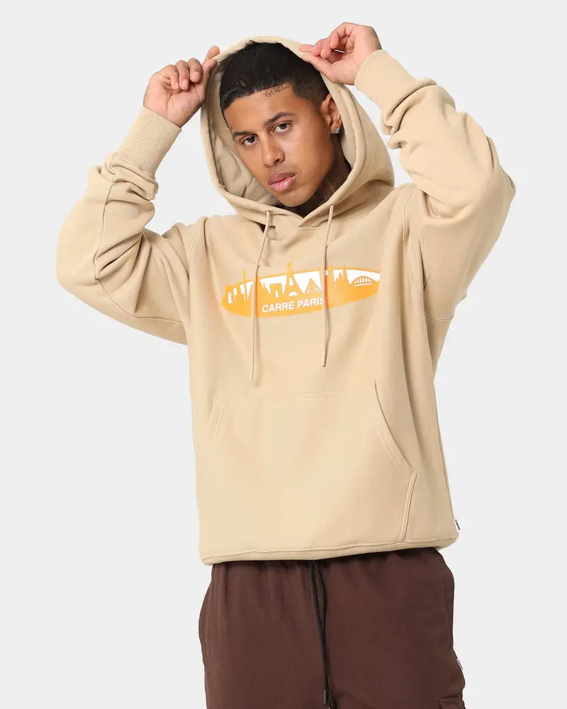 Carre Skyline Hoodie Stone 1