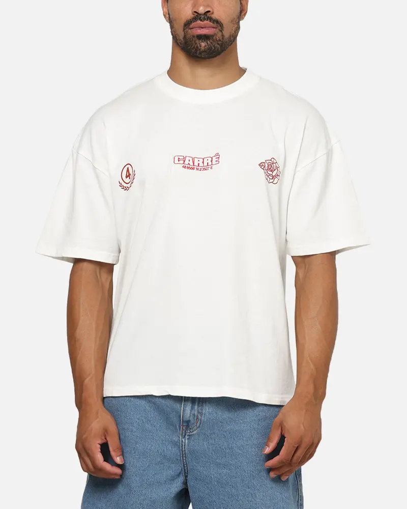 Carre Stacked Logo T-Shirt Off White 2