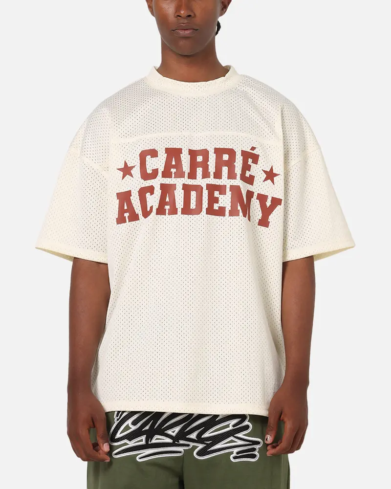 Carre Star Academy Mesh T-Shirt Off White 1