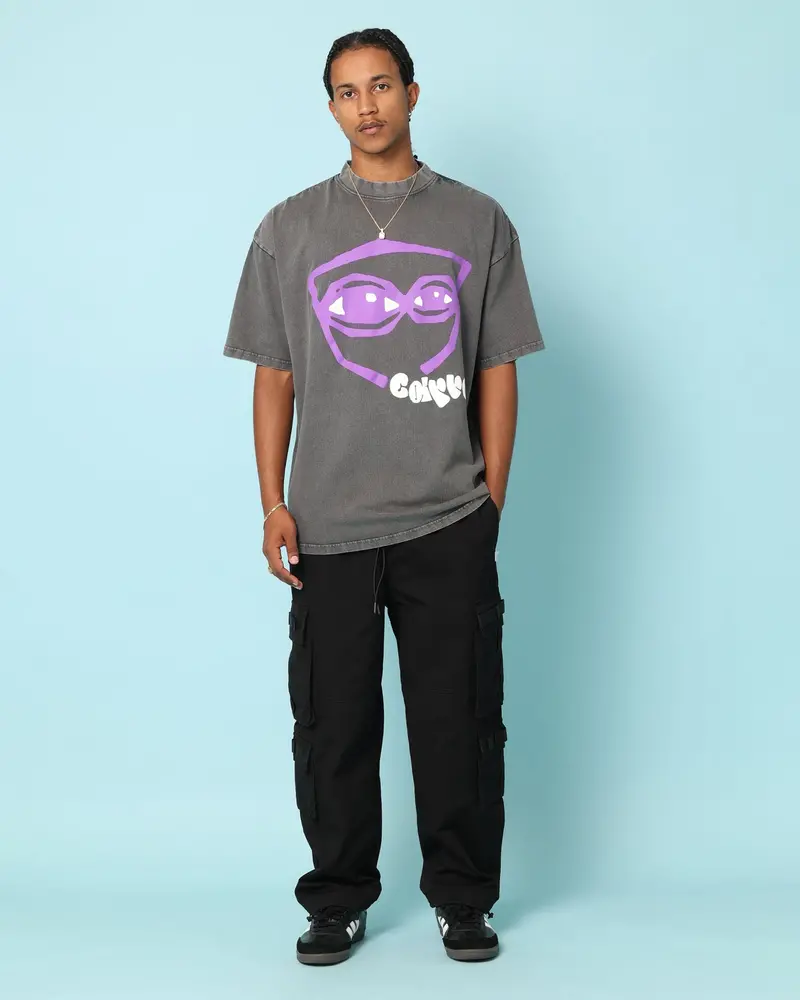 Carre Tired Eyes T-Shirt Washed Charcoal 1