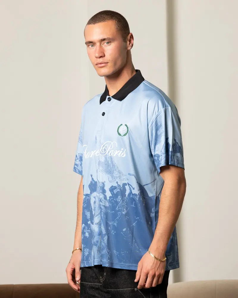 Carre Victory Short Sleeve Jersey Light Blue 1