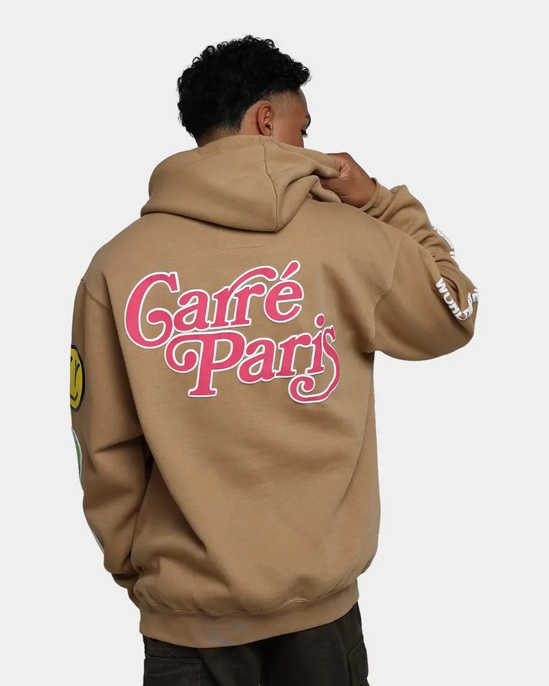 Carré Worldwide Essential Hoodie Sandstone 1