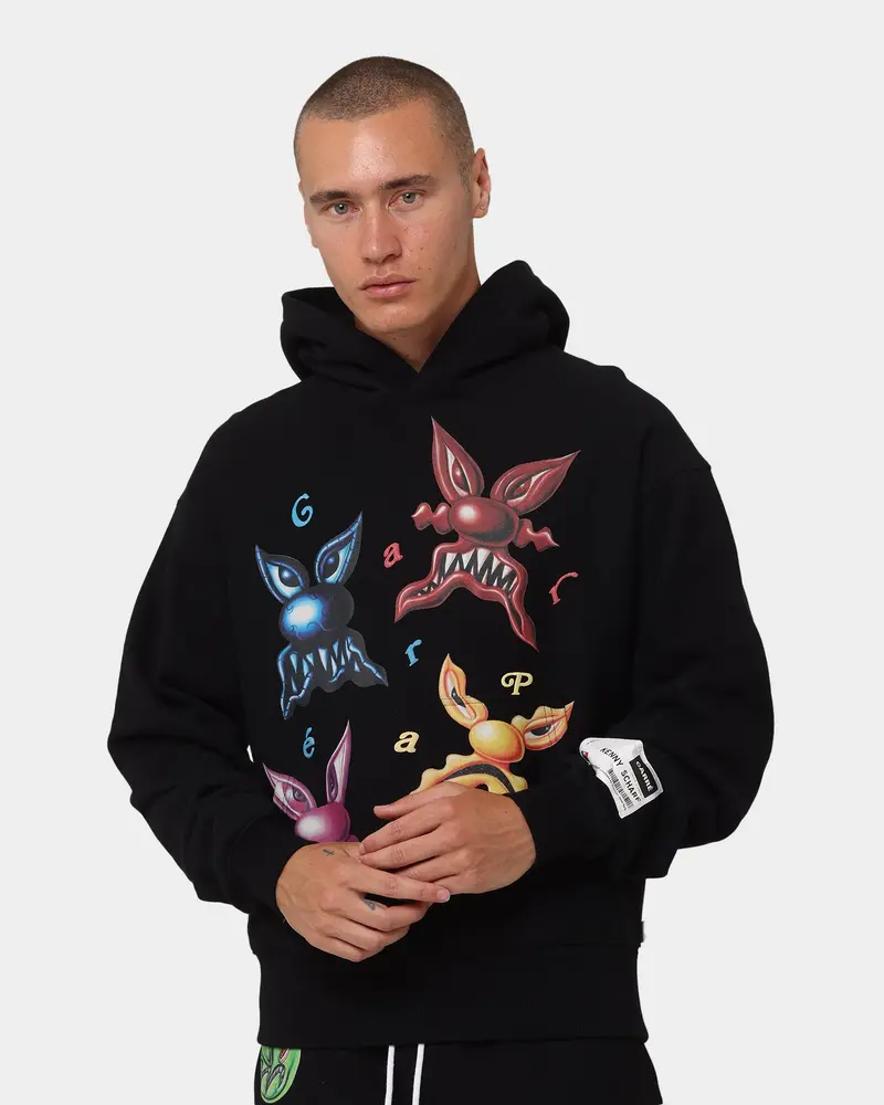 Carré X Kenny Scharf Meanie Oversized Hoodie Black 1