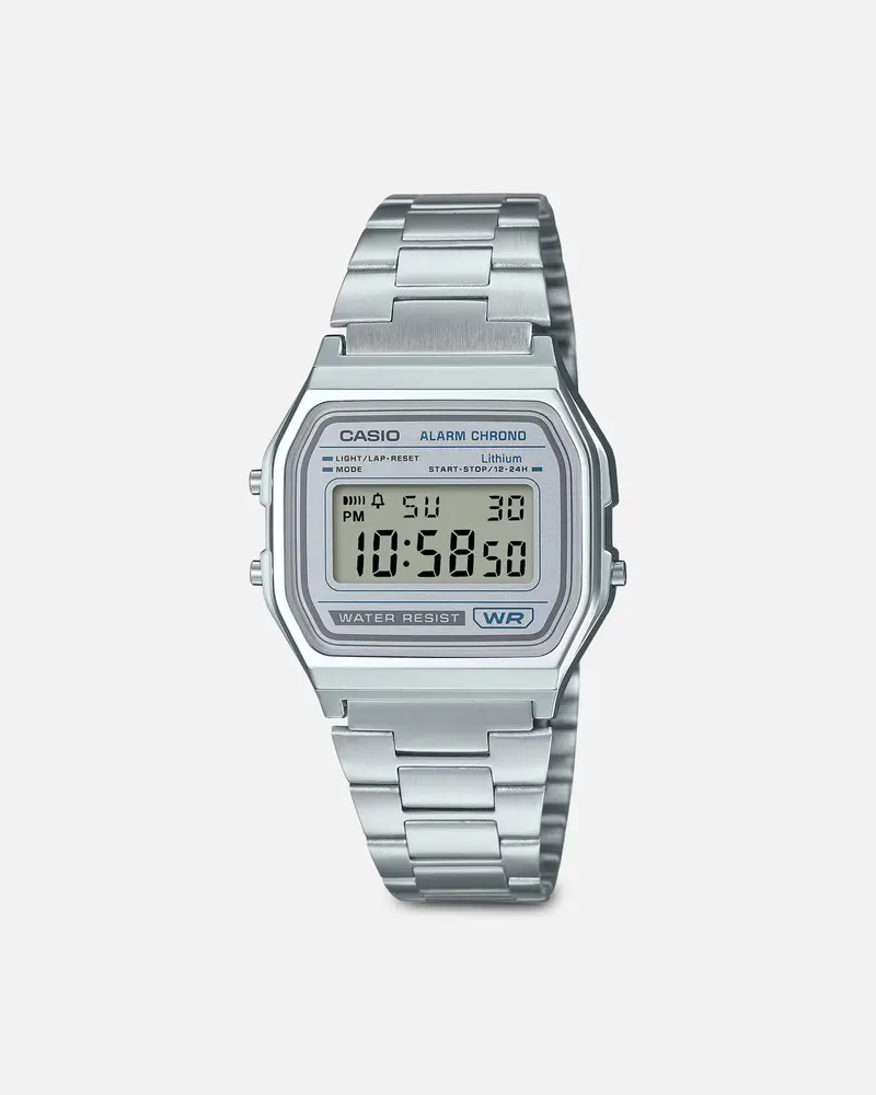 Casio A158wea-7D Watch Silver/Silver 1