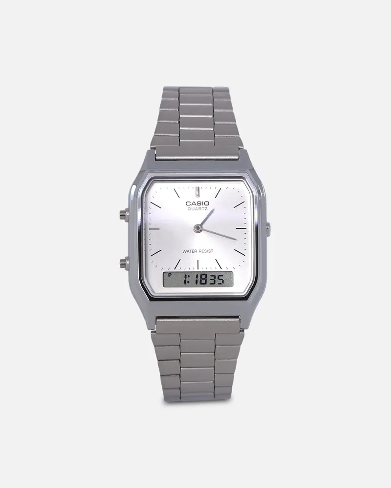 Casio Aq230a-7A Watch Silver/Silver 1