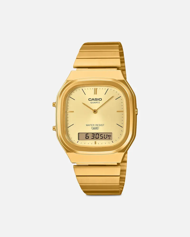 Casio Aq240eg-9A Watch Gold/Gold 1