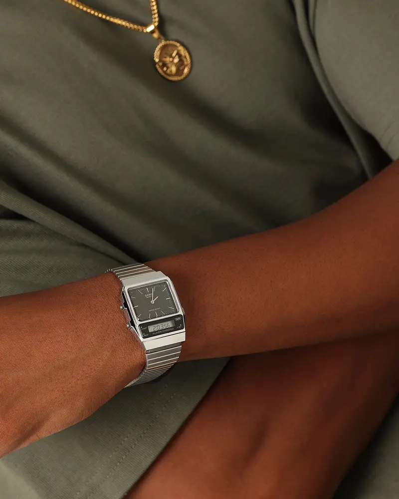 Casio Aq800e-1A Silver 1