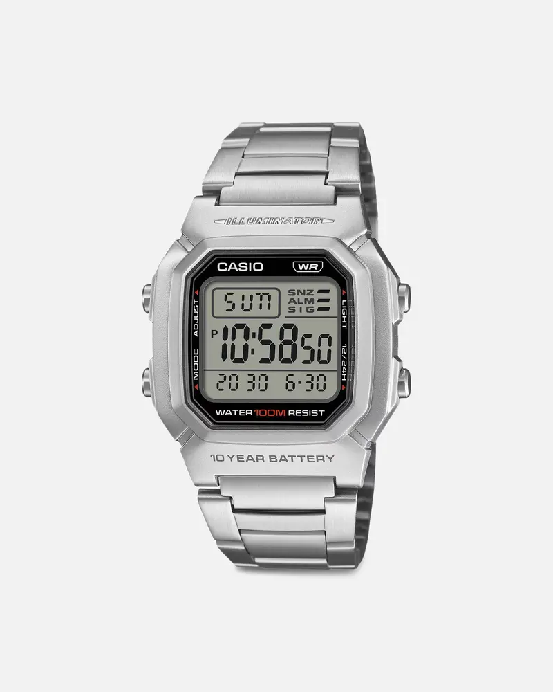 Casio W800hd-1A Watch Silver/Silver 1