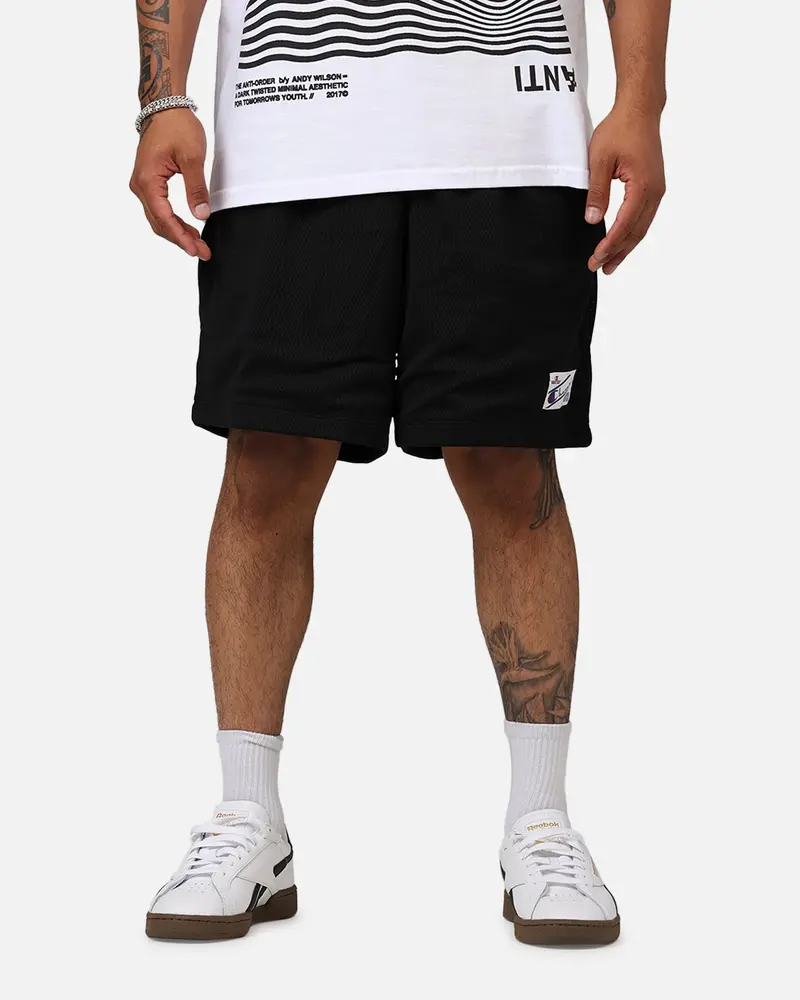 Champion Big Bank Mesh Shorts Black 1