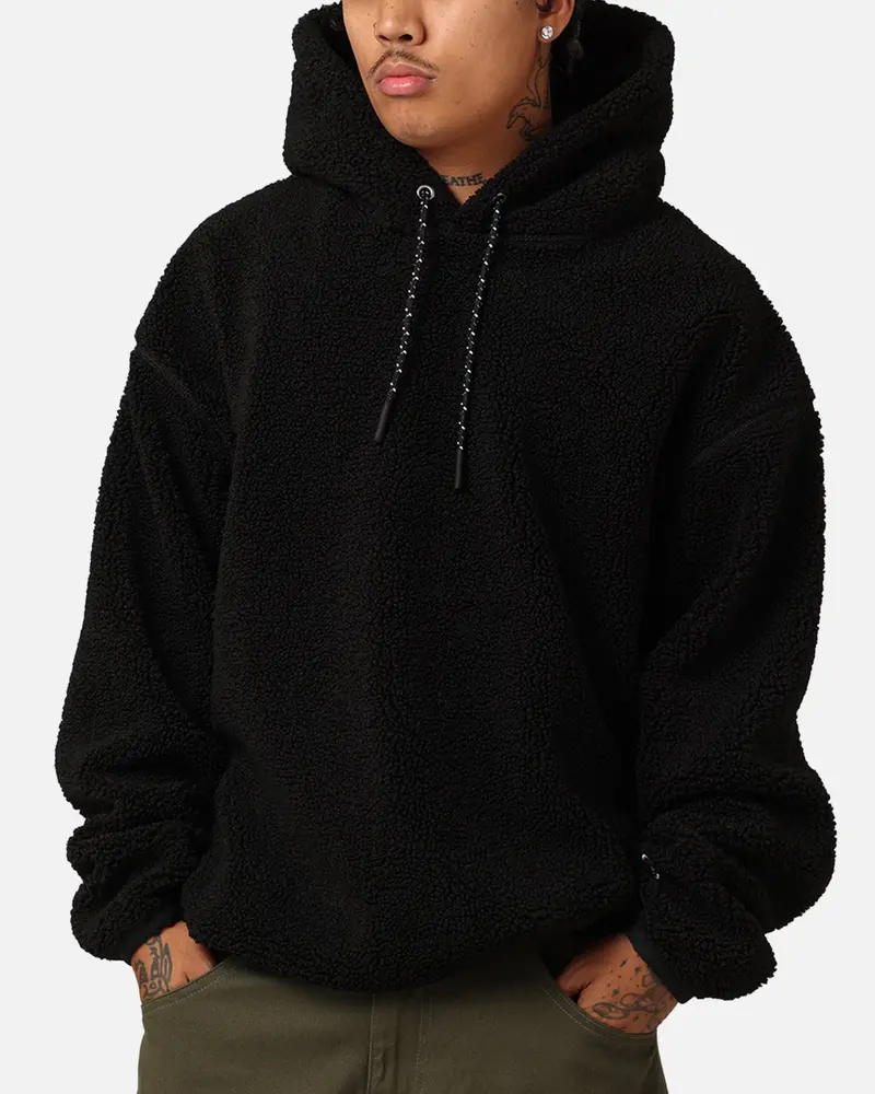 Champion Reb Element Sherpa Fleece Hoodie Black 1