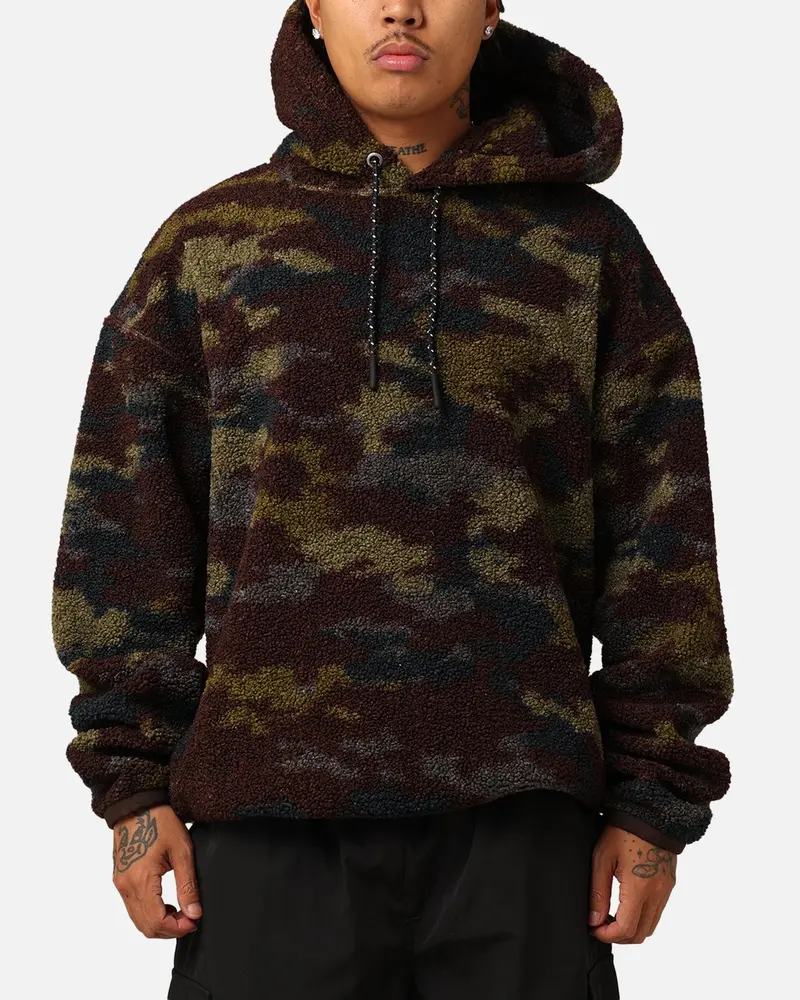 Champion Reb Element Sherpa Fleece Hoodie Print R4h 1