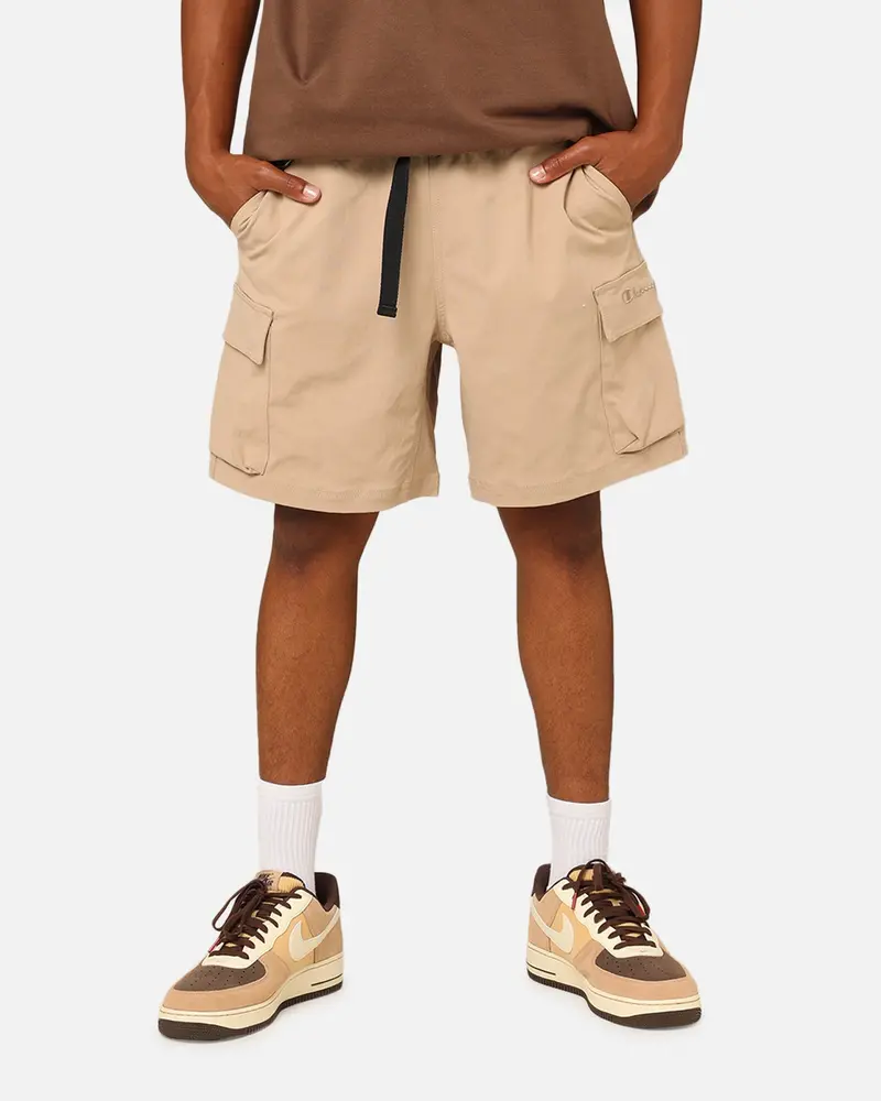 Champion Reb Script Hike Shorts Beam 1