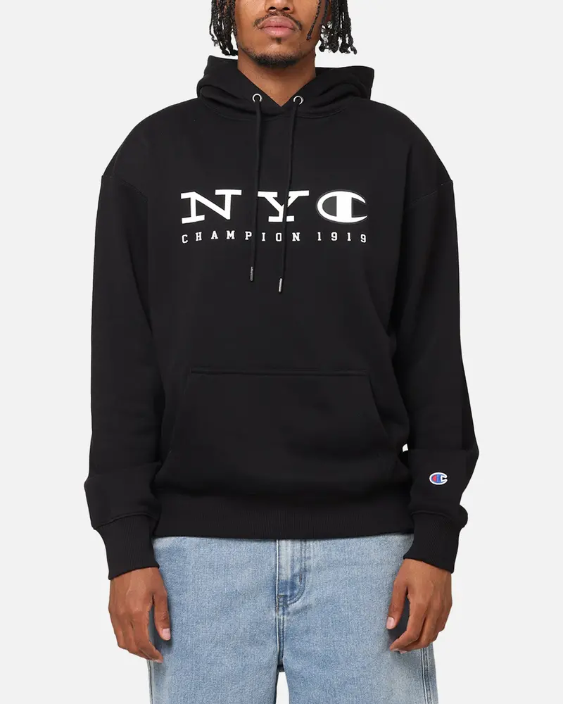 Champion Rochester Graphic Hoodie Black 1