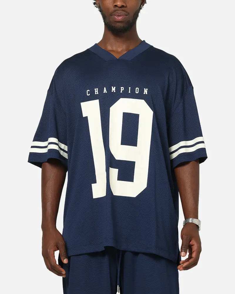 Champion Rochester Mesh T-Shirt Navy 1