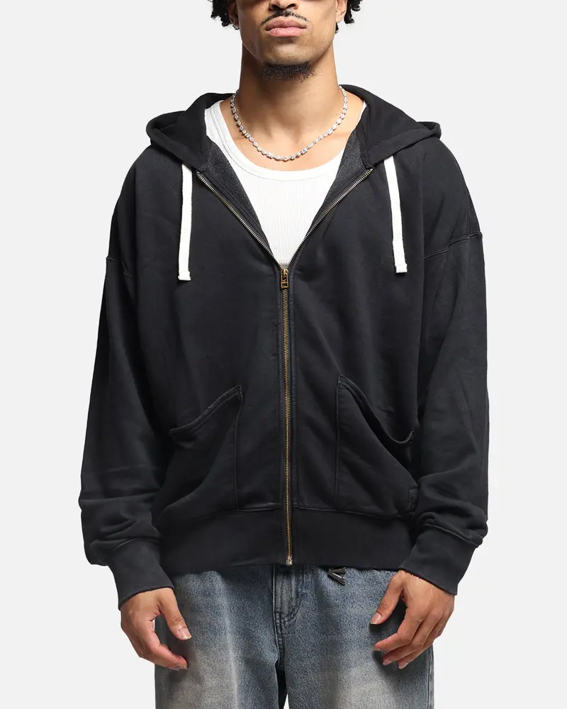 Champion Time Capsule Full Zip-Through Hoodie Black 1