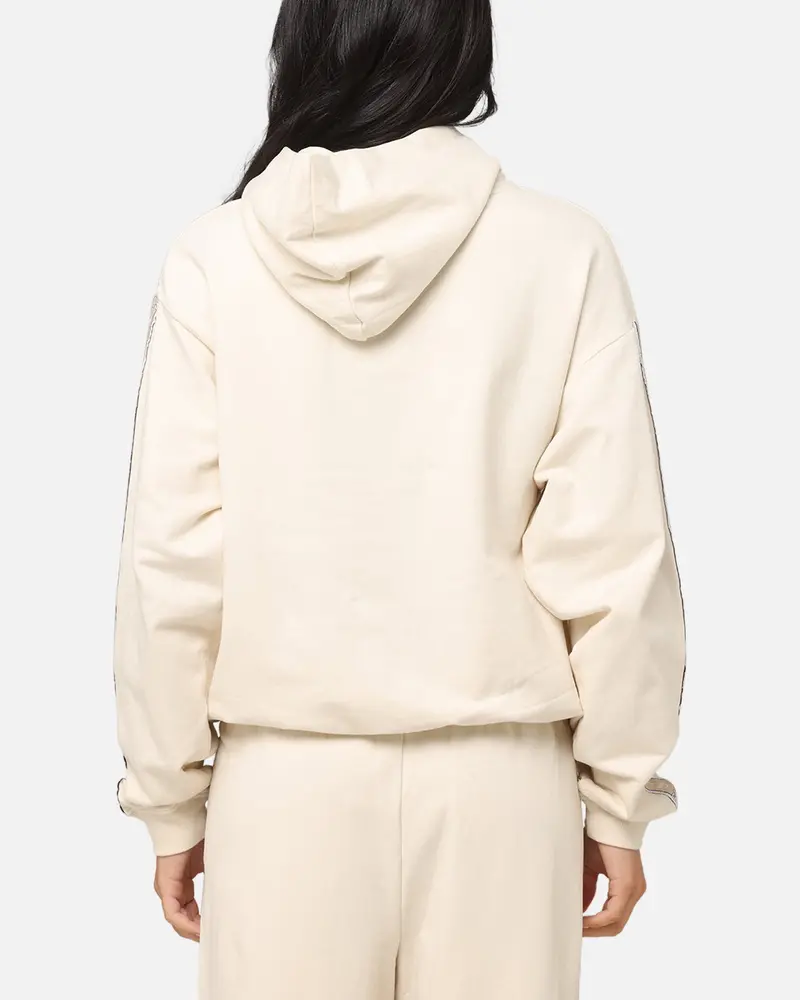 Champion Women's Lux Taping Hoodie Natural 3