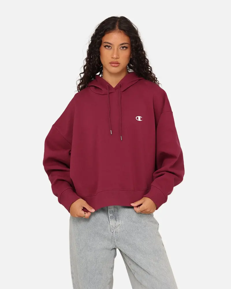 Champion Women's Rochester Base Hoodie Plum Fairy 1