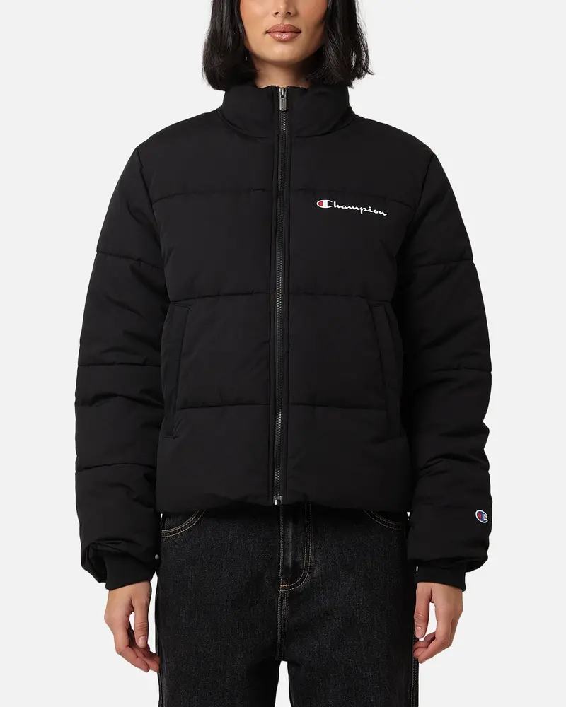 Champion Women's Rochester Puffer Jacket Black 1