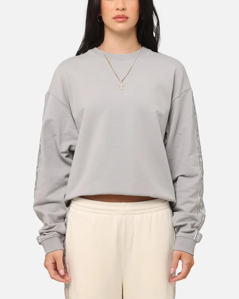 Champion Women's Sps Taping Crewneck Grey 1