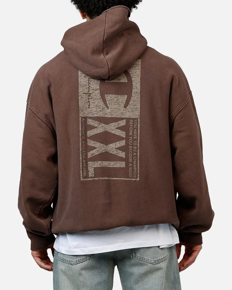 Champion Xxl Hoodie Chocolate 1