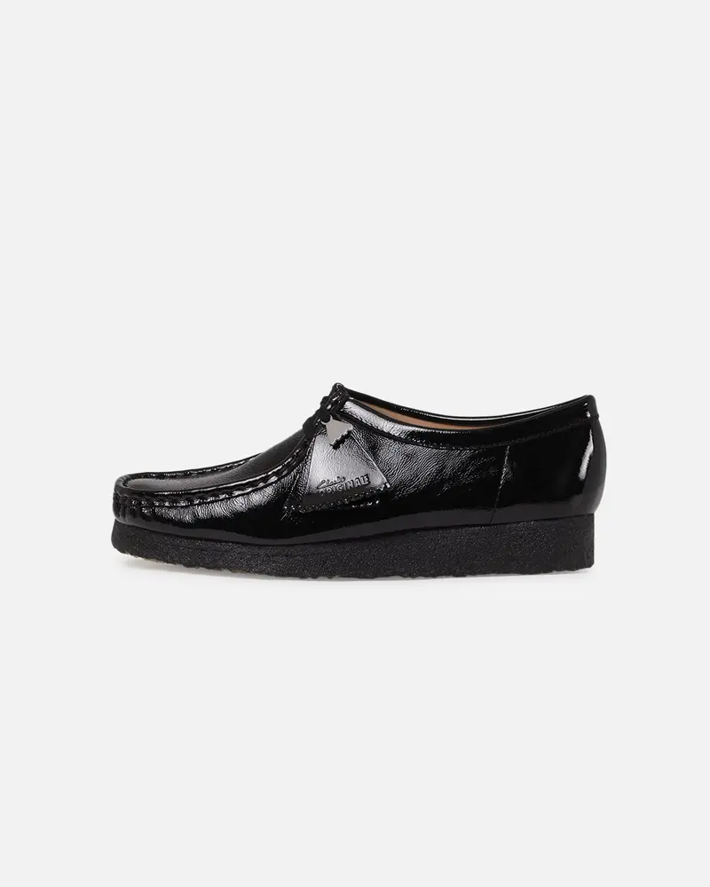 Clarks Originals Women's Wallabee Black Patent 1