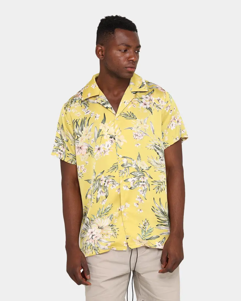 Club Paradise Lounge Shirt Yellow 1