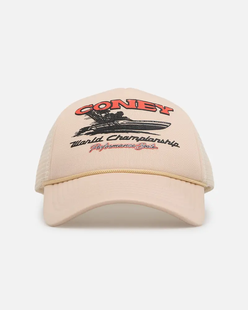 Coney Island Picnic Race Boat Trucker Snapback Oatmeal 1
