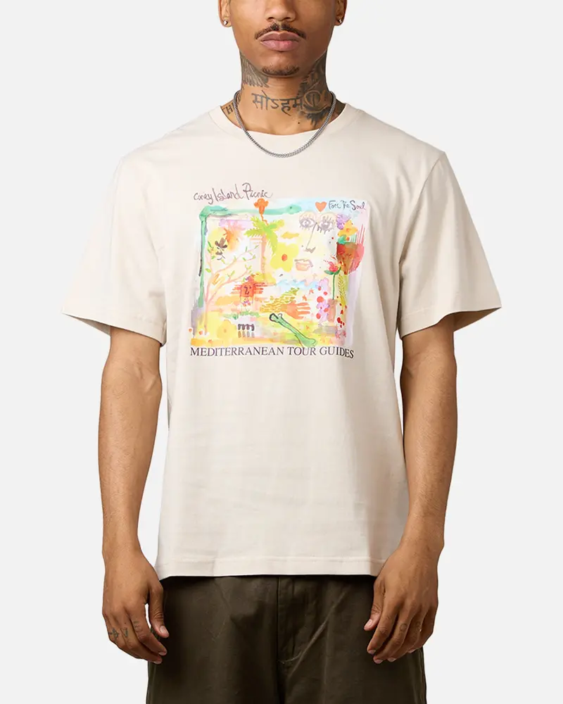 Coney Island Picnic Tour Guide T-Shirt Oatmeal 1