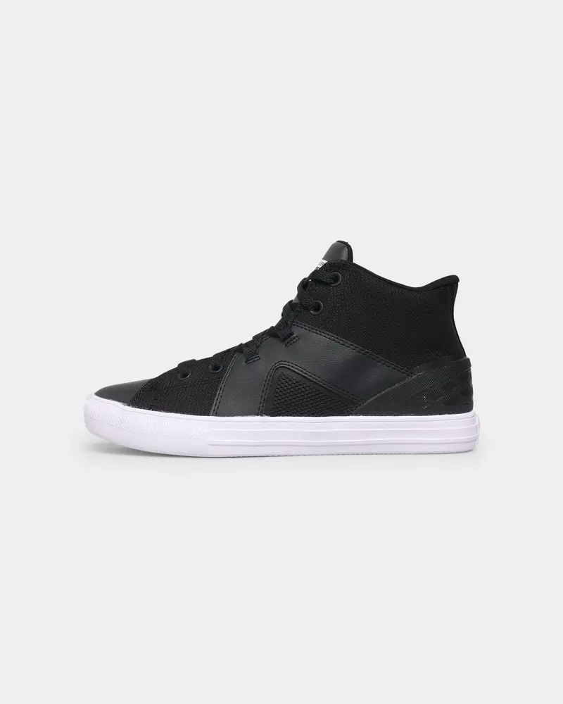 Converse Chuck Taylor All Star Flux Ultra Mid Black/Black/White 1