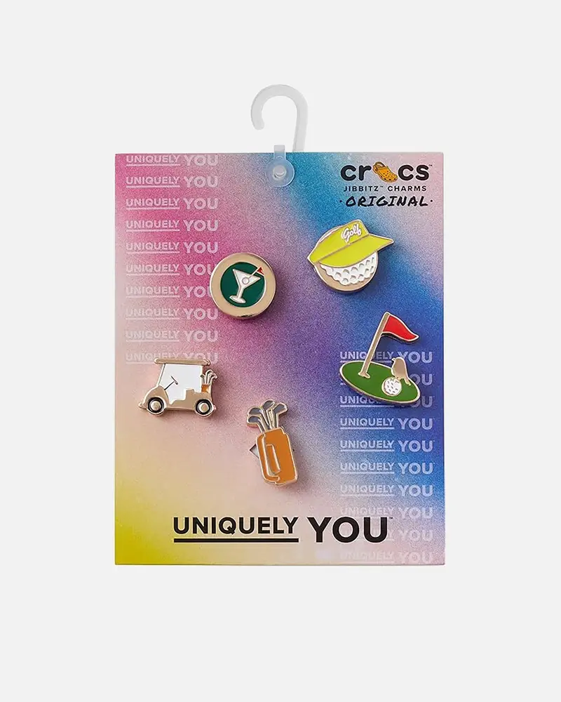 Crocs 19Th Hole Jibbitz™ Charms 5 Pack Multi 1