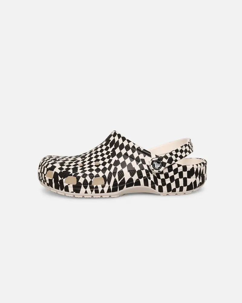 Crocs Class Warped Check Classic Clog White/Black 1