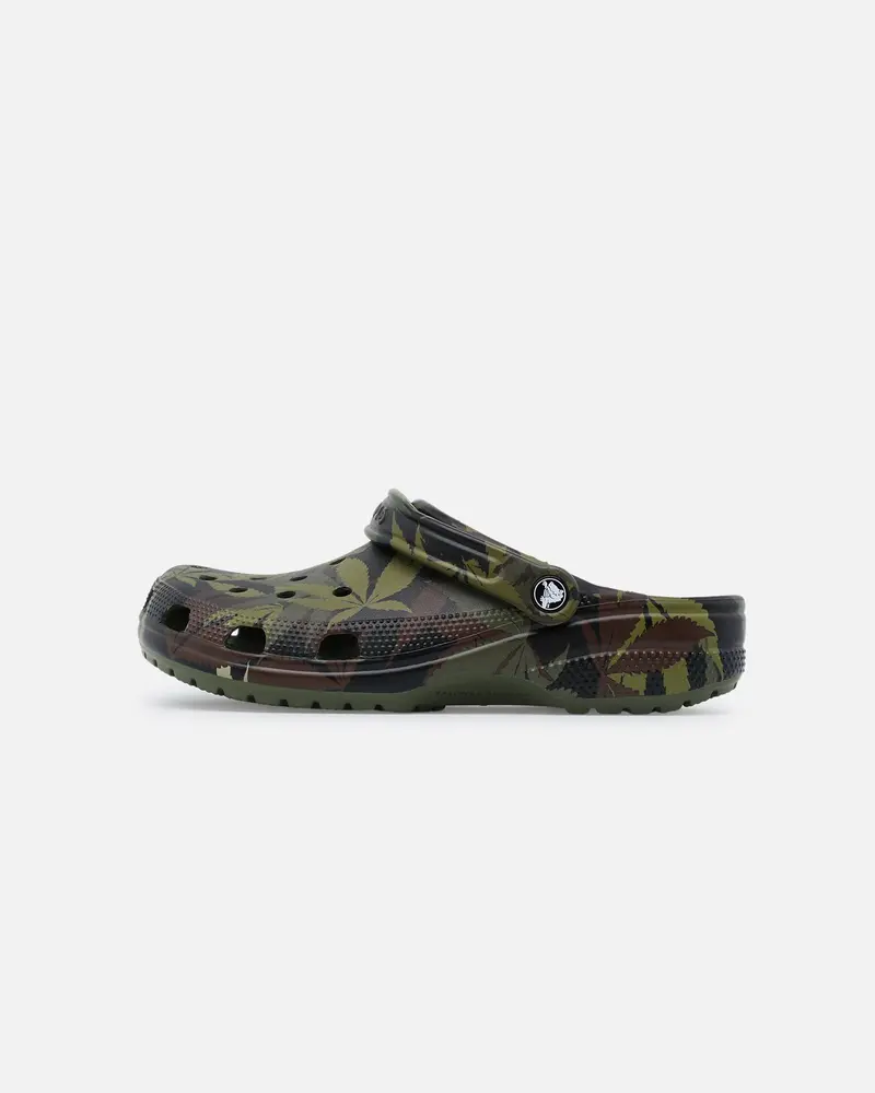 Crocs Classic Hemp Camo Clog Army Green 1