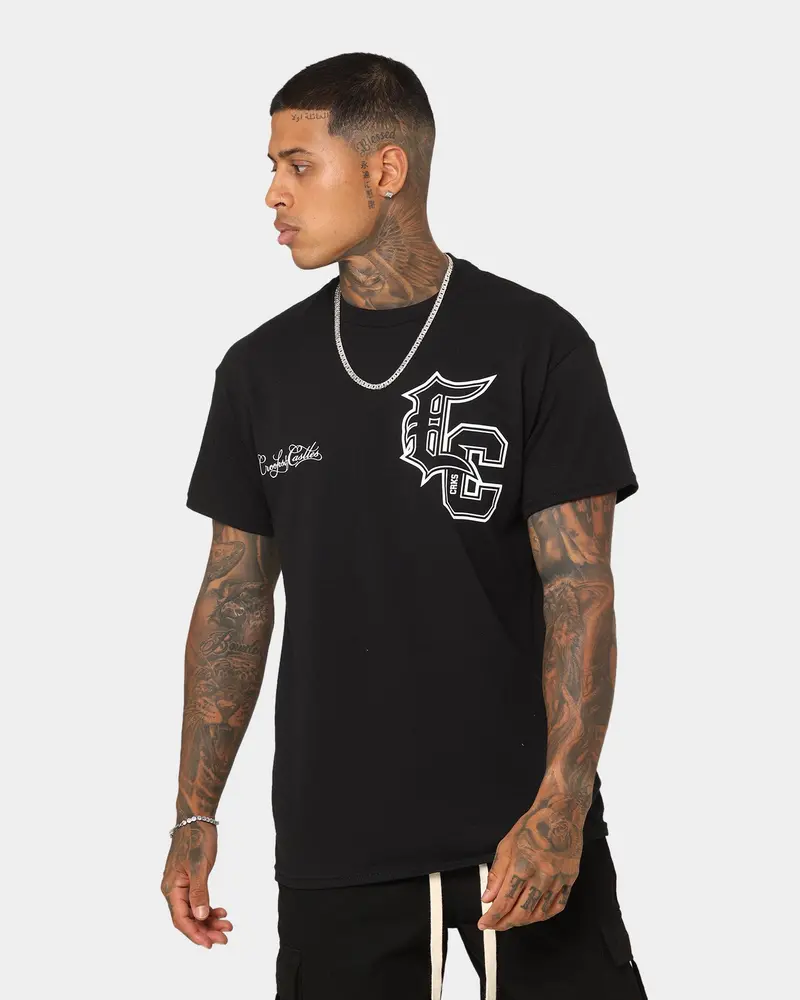 Crooks & Castles Crooks Logo T-Shirt Black 1