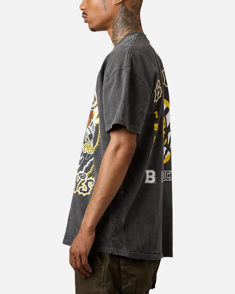 Culture Kings Boston Bruins Blades Heavyweight T-Shirt Black Wash 5