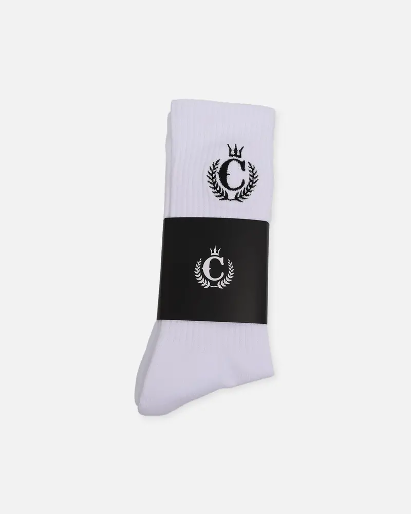 Culture Kings Ck Nfs Crew Socks White/Black 1