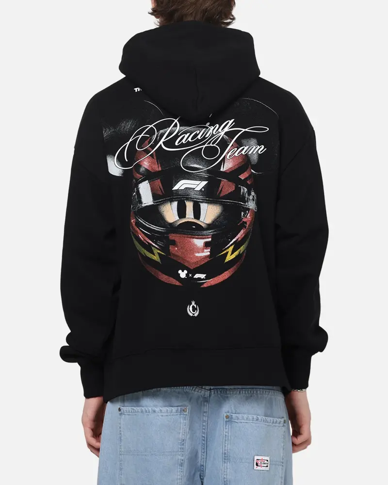 Culture Kings Disney X Formula 1® Mickey Helmet Hoodie Black 1