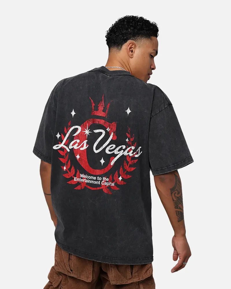 Culture Kings Entertainment T-Shirt Washed Black 1