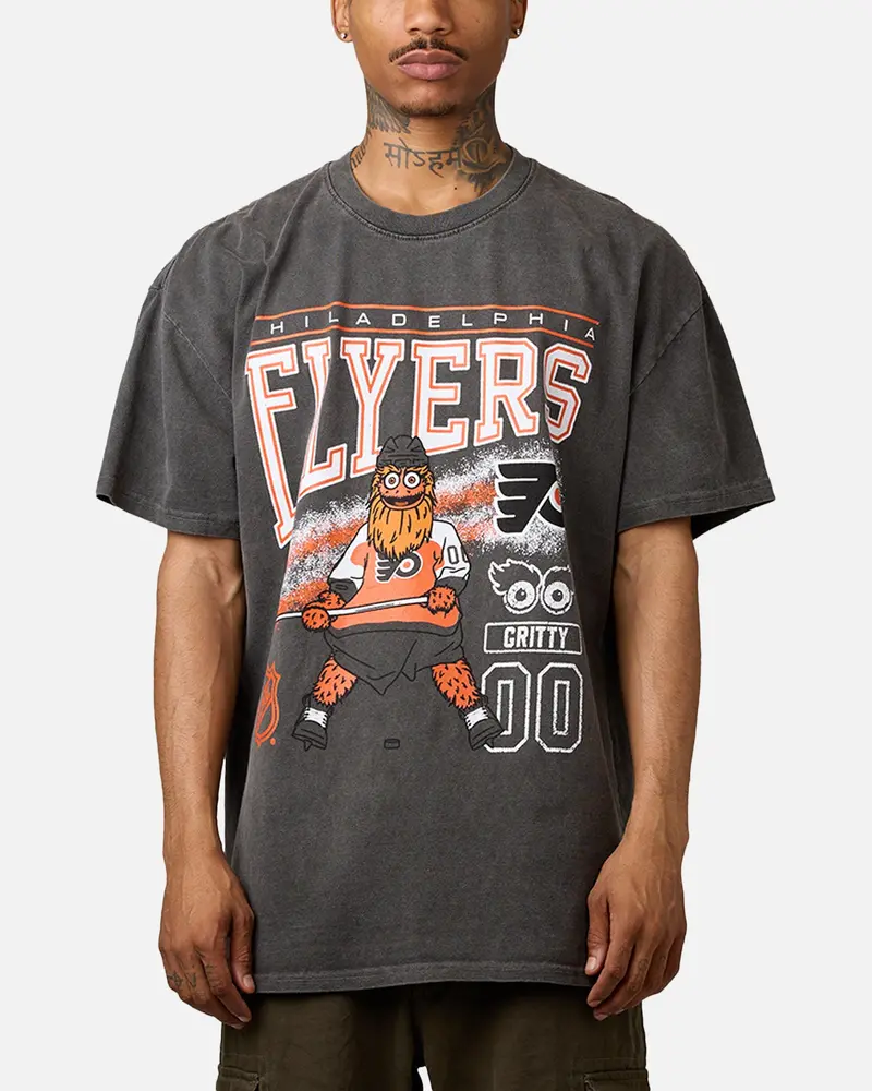 Culture Kings Philadelphia Flyers Mascot Heavyweight T-Shirt Black Wash 1
