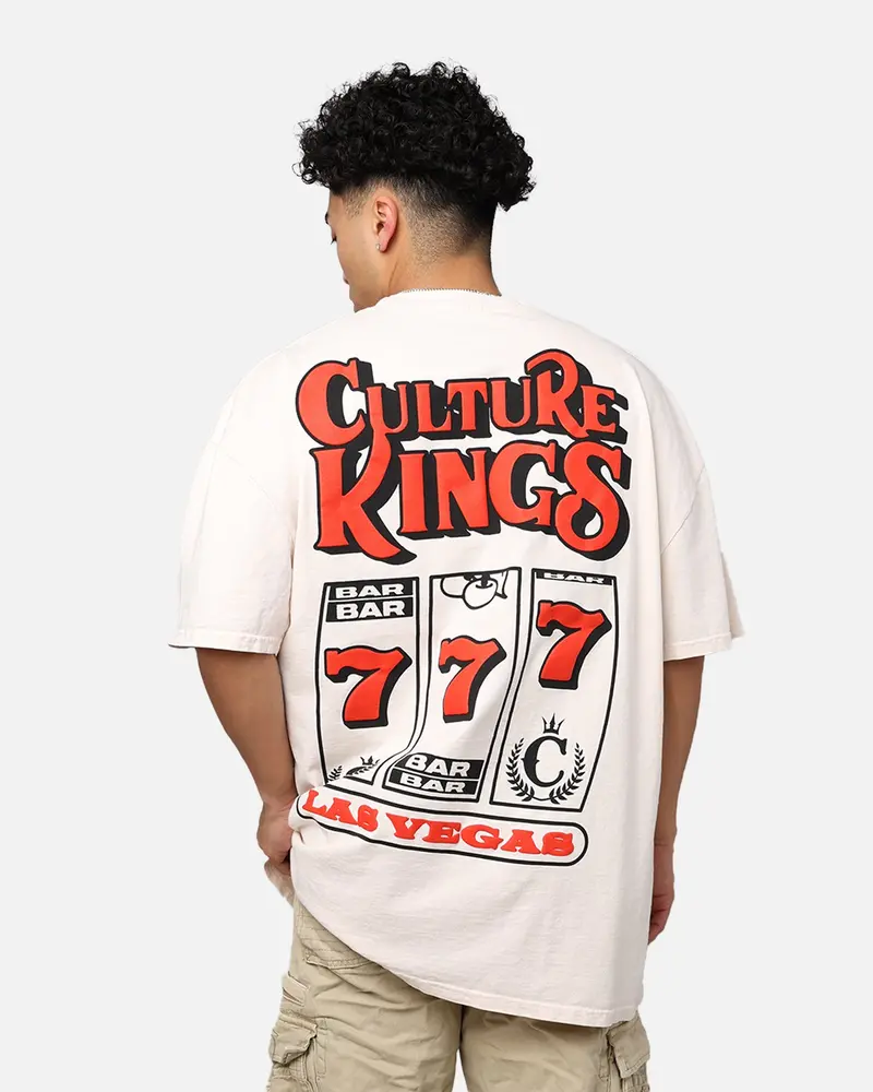 Culture Kings Slot Machine Vegas T-Shirt Off White 1